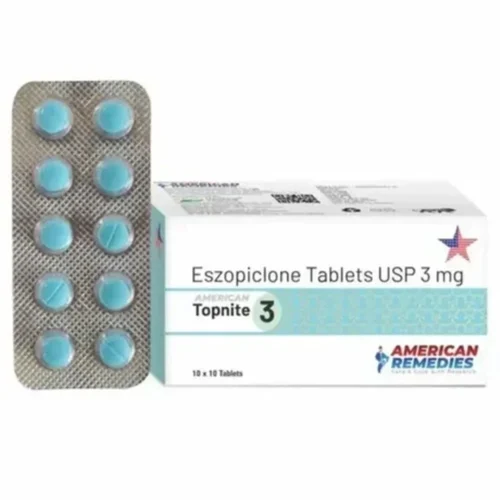3 mg Topnite 3 Eszopiclone USP Tablets