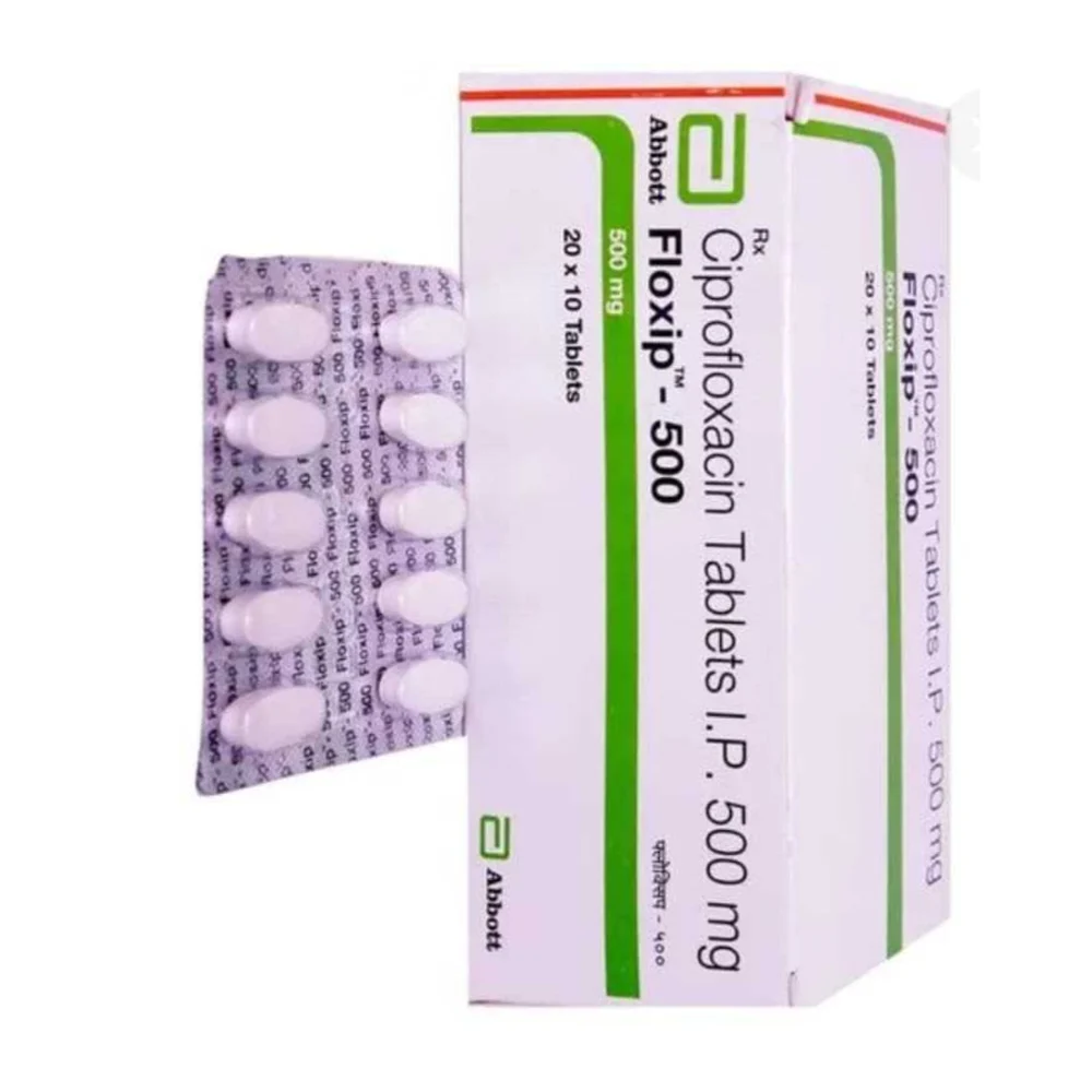 500 mg Floxip-500 Ciprofloxacin I.P. Tablets