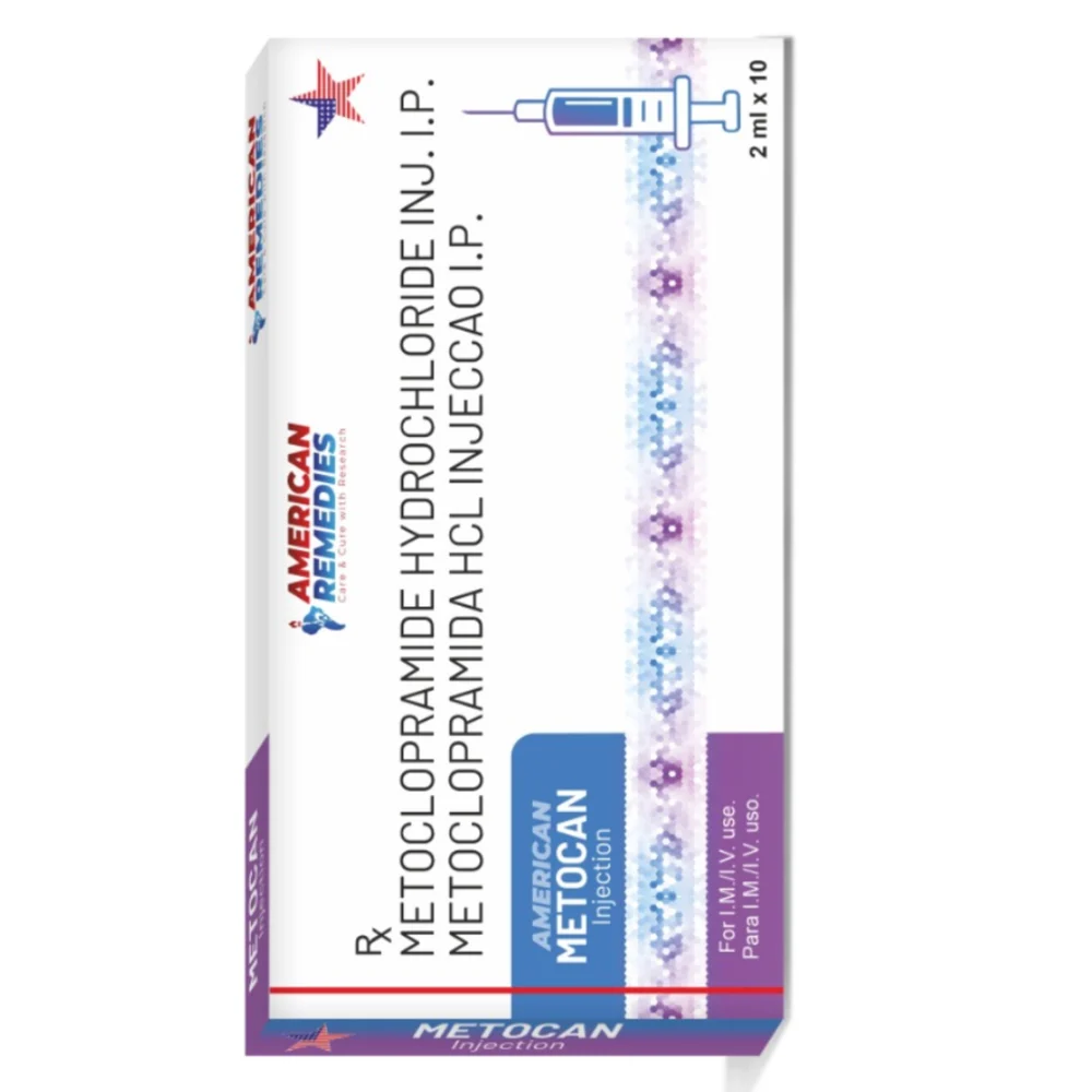 METOCAN METOCLOPRAMIDE HYDROCHLORIDE I.P. INJ METOCLOPRAMIDA HCL I.P. INJECCAO