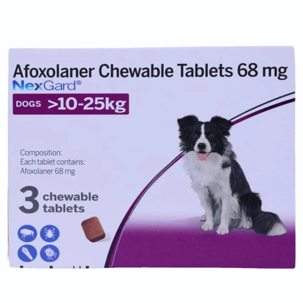 68 mg NexGard Afoxolaner Chewable Tablets