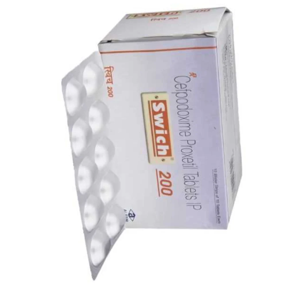 200 mg Swich 200 Cefpodoxime Proxetil IP Tablets