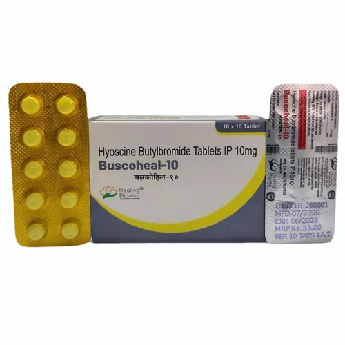 10 mg Buscoheal-10 Hyoscine Butylbromide IP Tablets