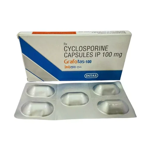 100 mg Grafotas-100 CYCLOSPORINE IP CAPSULES