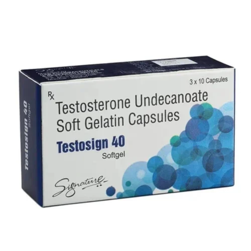 40 mg Testosign 40 Testosterone Undecanoate Soft Gelatin Capsules
