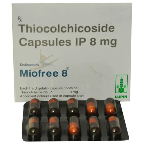 8 Mg Miofree 8 Thiocolchicoside IP Capsules