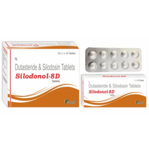 8 mg Silodonol-8D Dutasteride & Silodosin Tablets