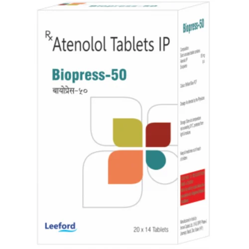 50 mg Biopress-50 Atenolol IP Tablets