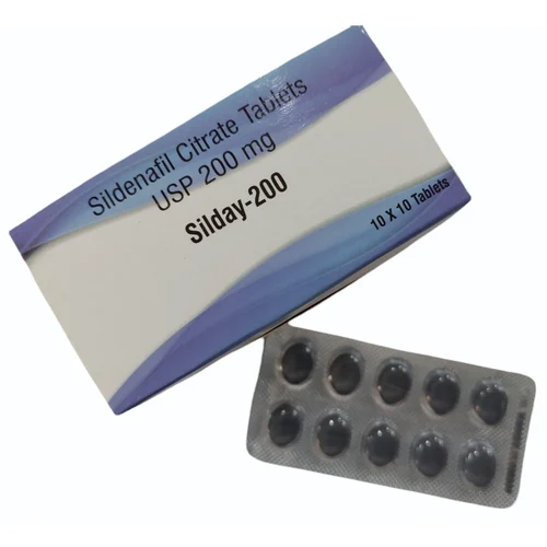 200 mg Silday-200 Sildenafil Citrate USP Tablets