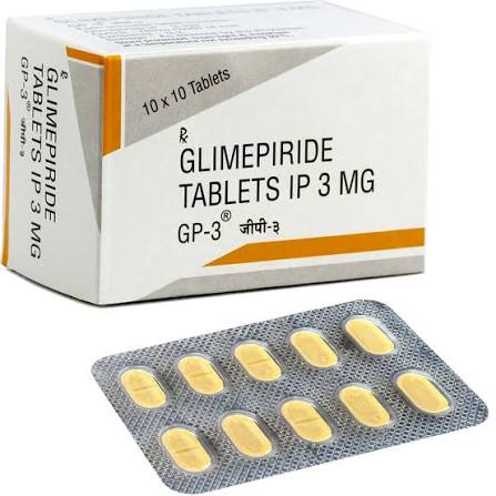 3 mg Glimda 3 Glimepiride IP Tablets