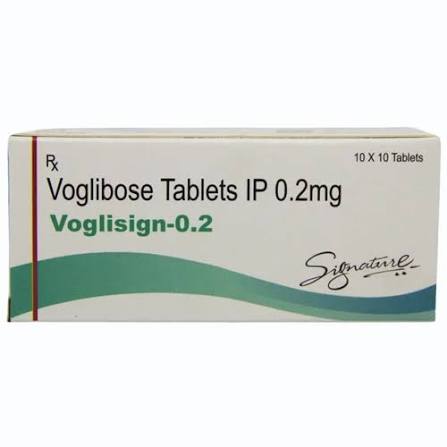 0.2 mg Voglisign-0.2 Voglibose IP Tablets
