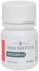 ENTECAVIR  IP ………….  0.5 mg  FILM-COATED Tablet