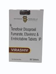 Tenofovir df IP 300mg   + Emtricitabine IP 200mg + Efavirenz IP 600 mg TABLET FILM-COATED Tablet