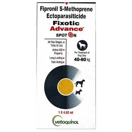 FIXOTIC ADVANCE 40-60KG VET. 4.02ML