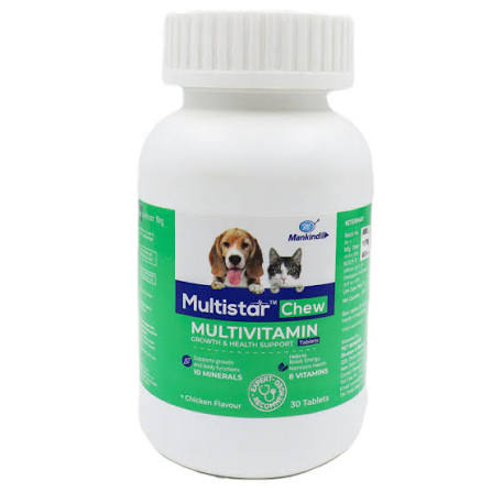 MULTISTAR CHEW TAB.(VET) 30'S
