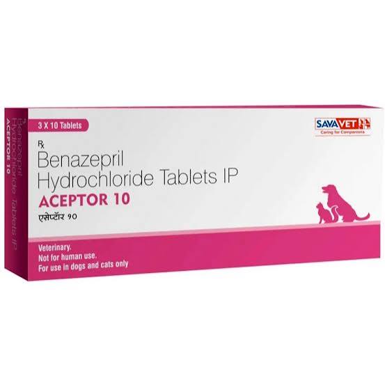 ACEPTOR 10MG TAB.VET. 10'S