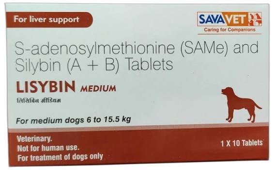 LISYBIN MEDIUM TAB.VET. 10'S