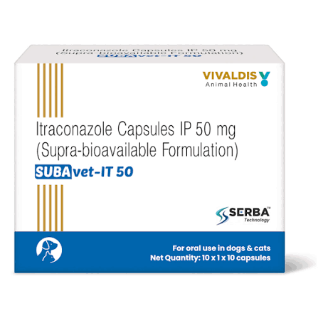 SUBA VET-IT 50MG CAP.VET. 10'S