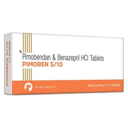 PIMOBEN 5/10 TAB.VET. 10'S
