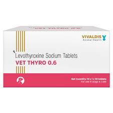 VET THYRO 0.6MG TAB.VET. 30'S